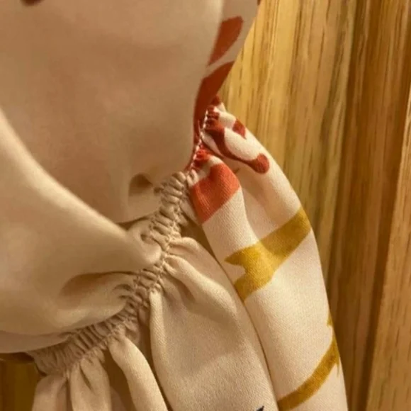 Joie  Floral Long Sleeve Ruffled Mini A-Line Dress - Picture 12 of 16